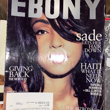 Sade EBONY magazine 2010 used HOLLYWOOD CA A JOHNSON PUBLICATION® ebony jet TH