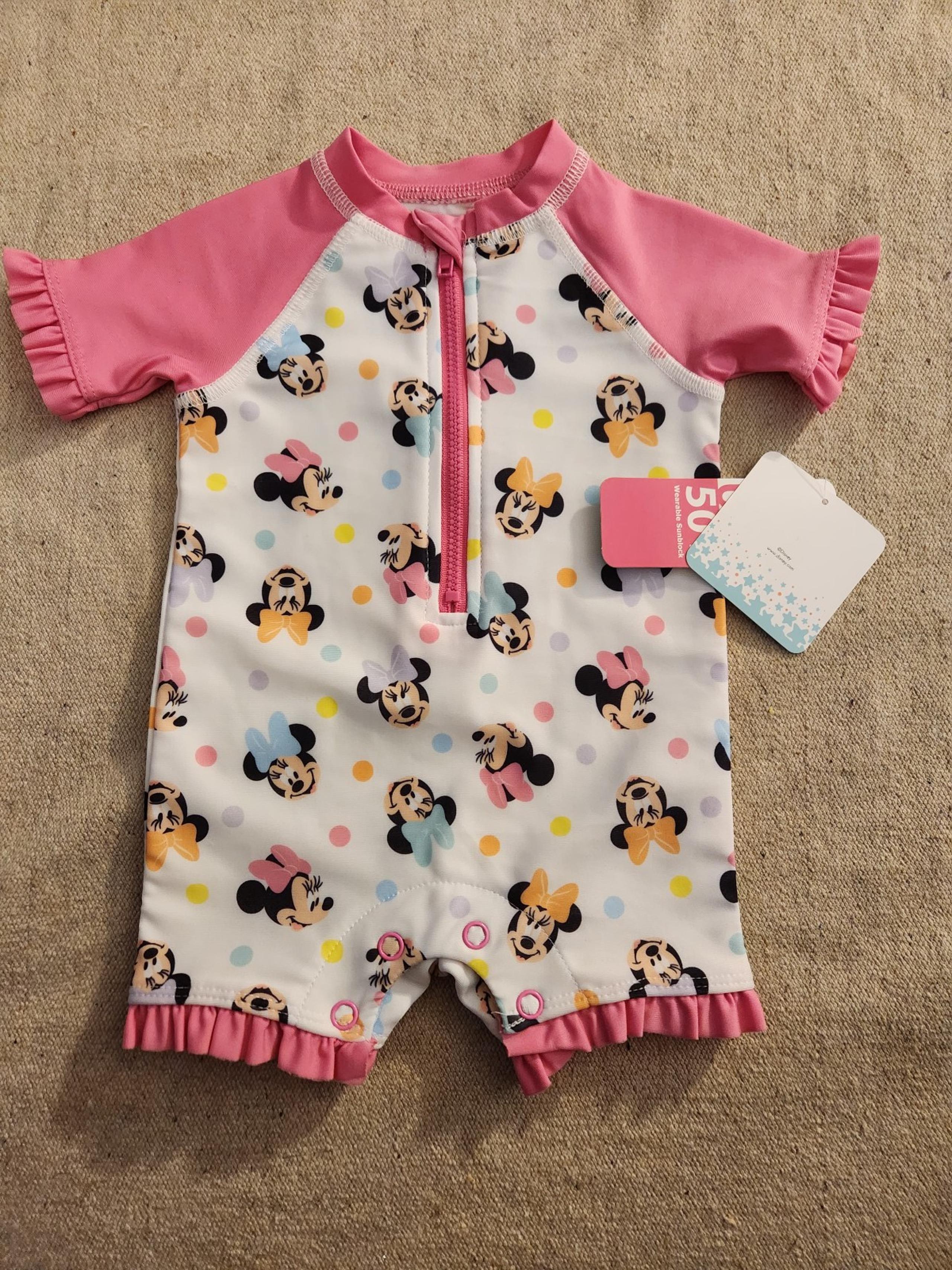 Disney Minnie mouse swim suit size 0-3M