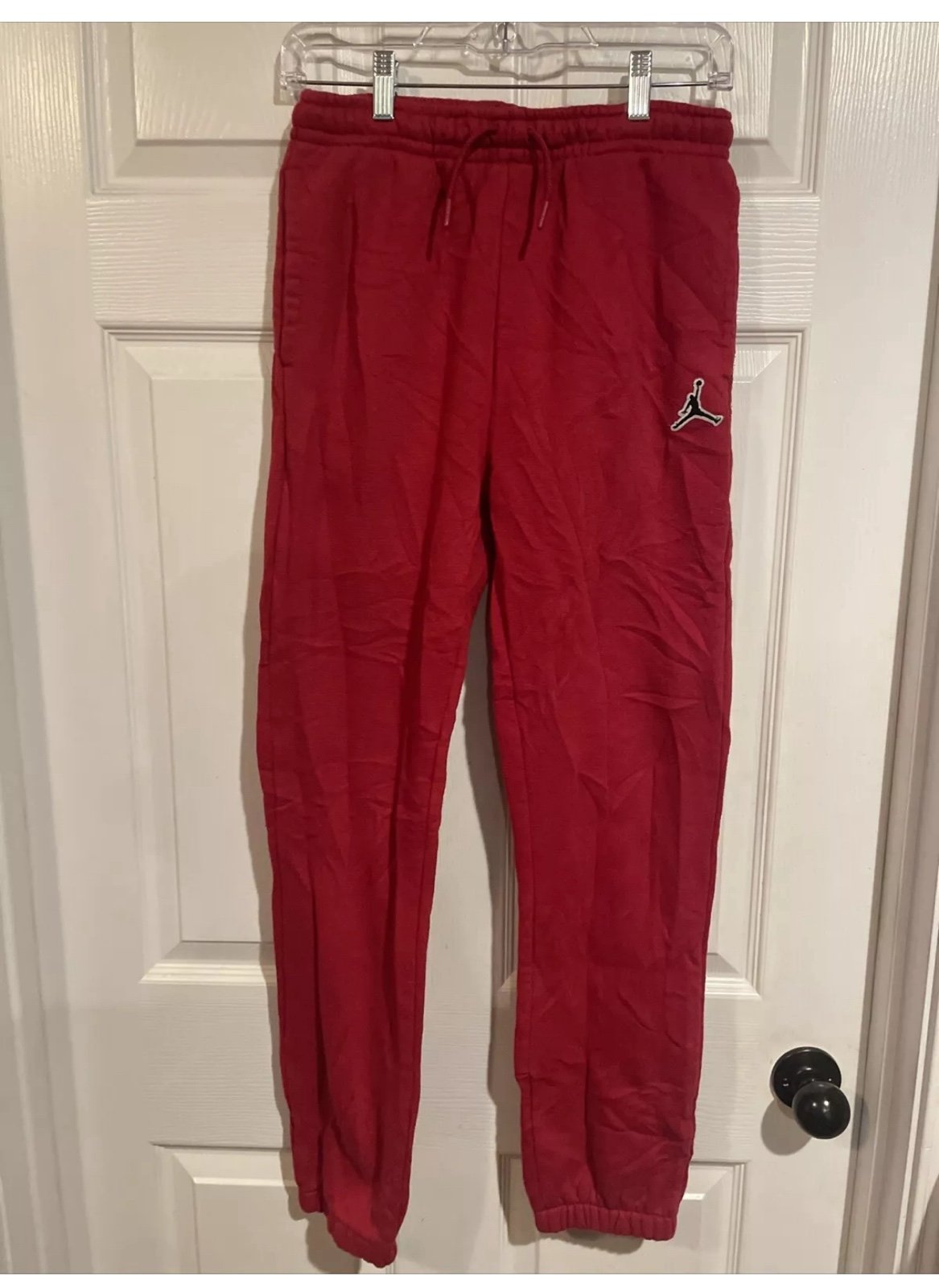 Red Jordan Joggers Size Xl