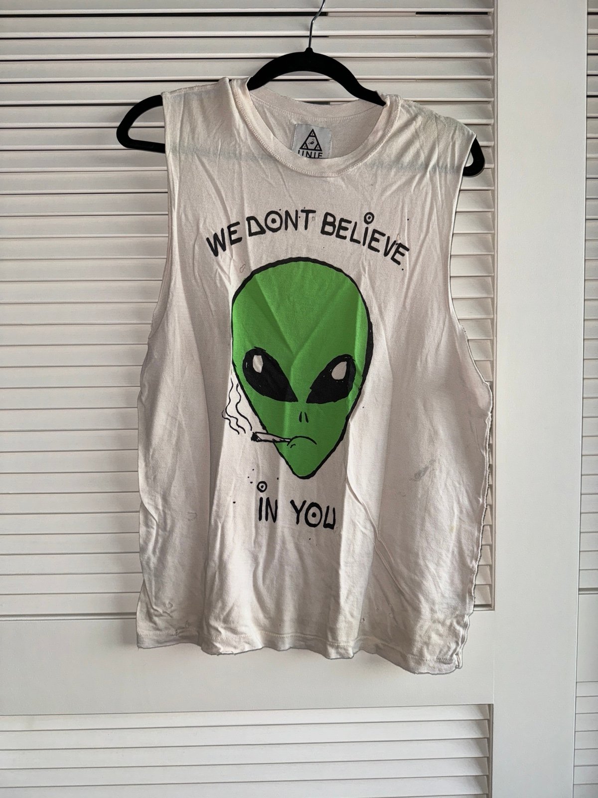 Unif graphic alien tank size XS