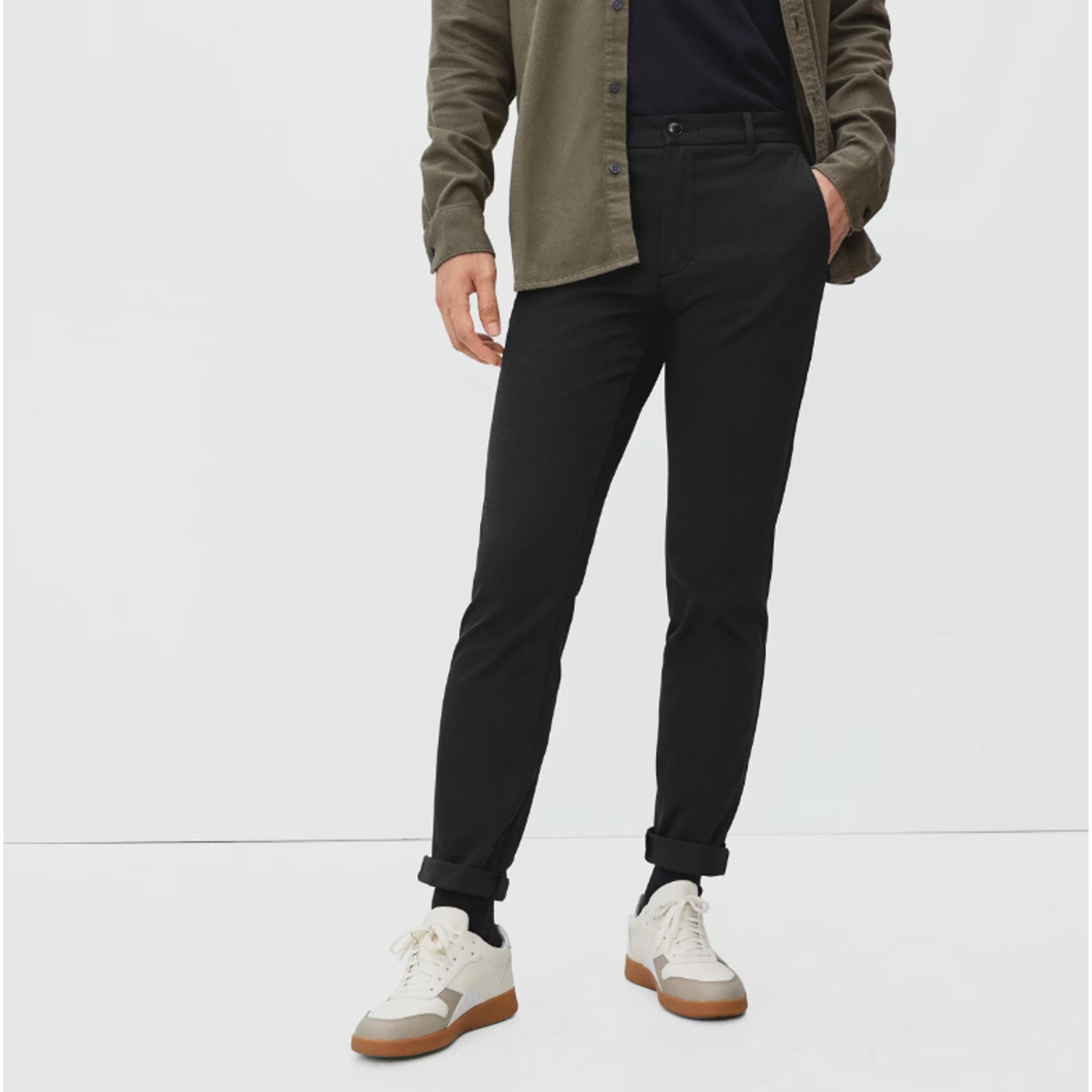 Everlane Mens Uniform The Performance Chino Size 31x32 Black Slim Fit Pants NWT
