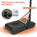 33 In. Portable Basketball Hoop Stand, 6.5-8 ft Adjustable Basketball Goa