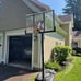 33 In. Portable Basketball Hoop Stand, 6.5-8 ft Adjustable Basketball Goa