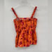 Anthropologie Roopa Pemmaraju Beaded Babydoll Cotton Smocked Tank Top XS Summer