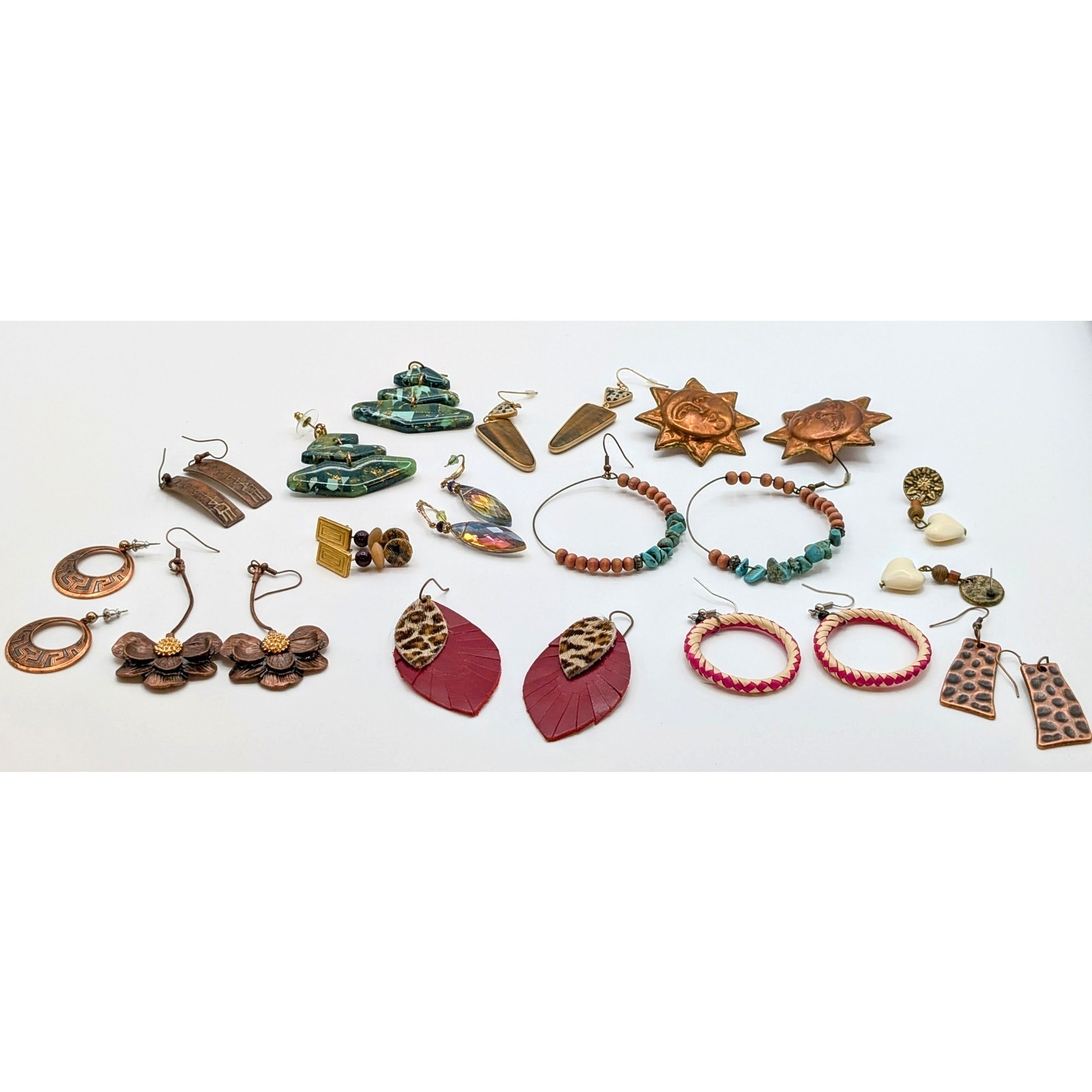 Lot of 13 Pair of Boho Earrings
