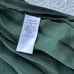 Vince Pleated Satin Midi Skirt - Elegant Emerald Green Size 8