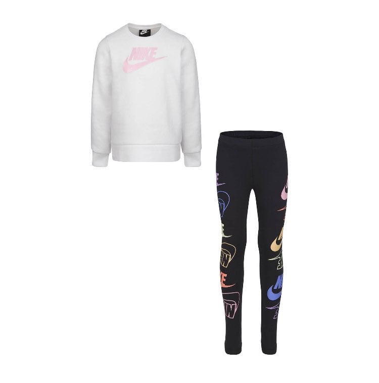 Nike girl outfit size 6 NWT leggings set