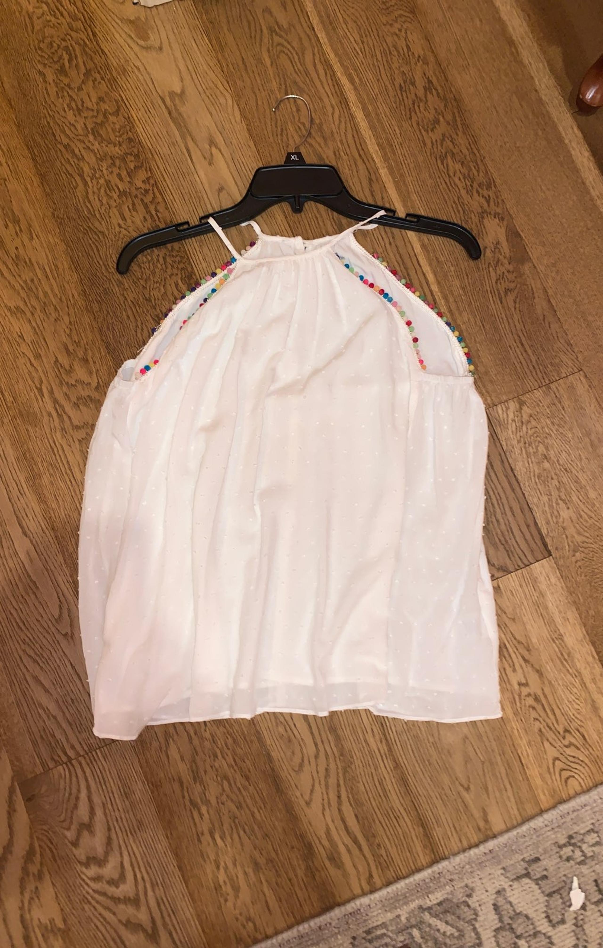 white francesca's top