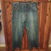 Baggy wide leg embroidered skater jeans by Lifted Research Group (LRG) size 38