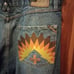Baggy wide leg embroidered skater jeans by Lifted Research Group (LRG) size 38