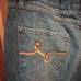 Baggy wide leg embroidered skater jeans by Lifted Research Group (LRG) size 38