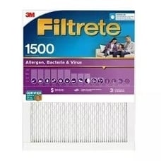 Filtrete 12x12x1, ac furnace air filter, MPR 1500, 2 pack