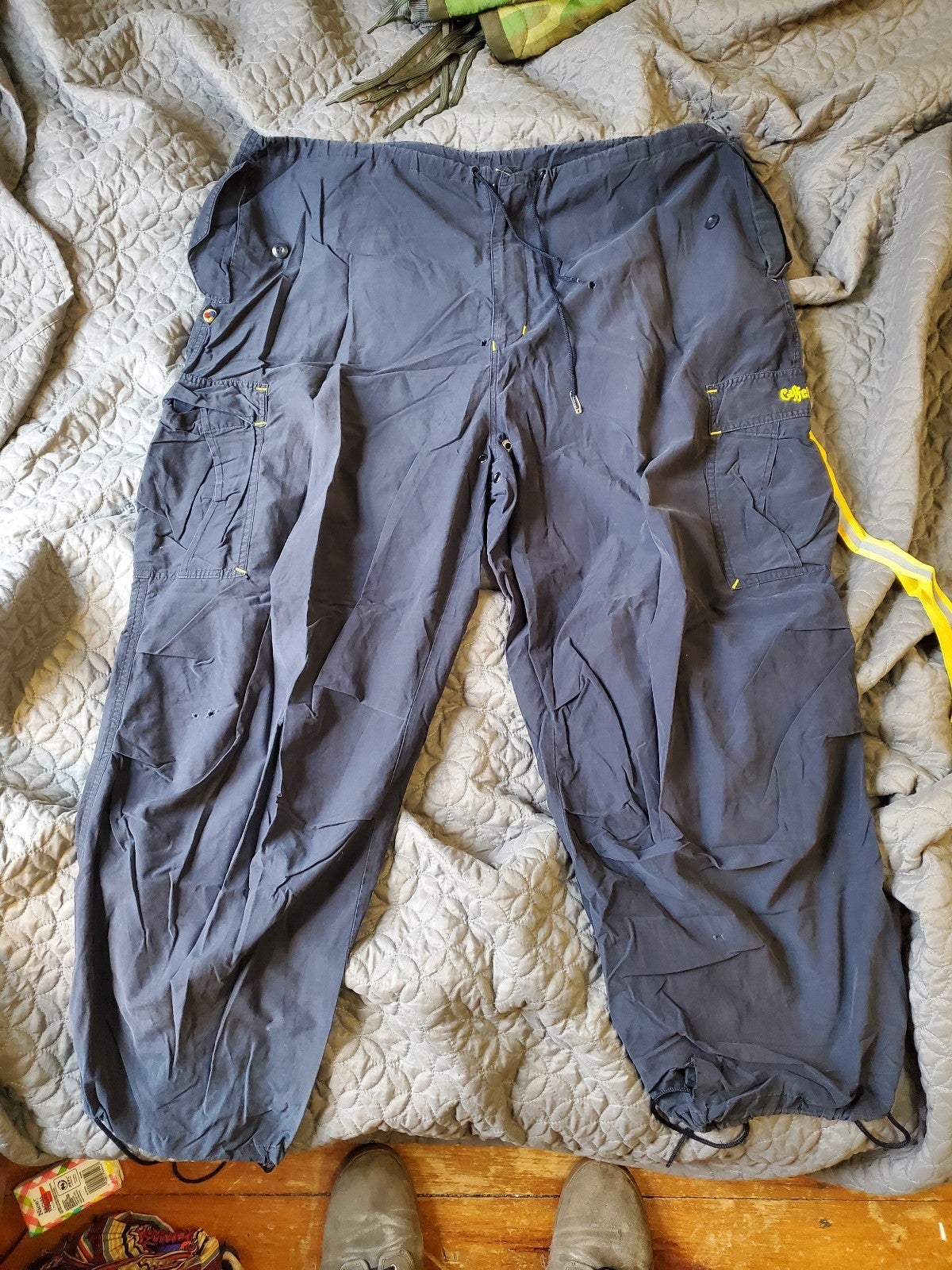 Vintage 90s Caffeine Rave Pants Size XL (Navy Blue) Pants