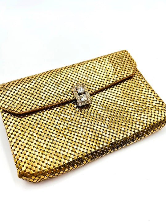 1940's Whiting & Davis Gold Mesh Clutch