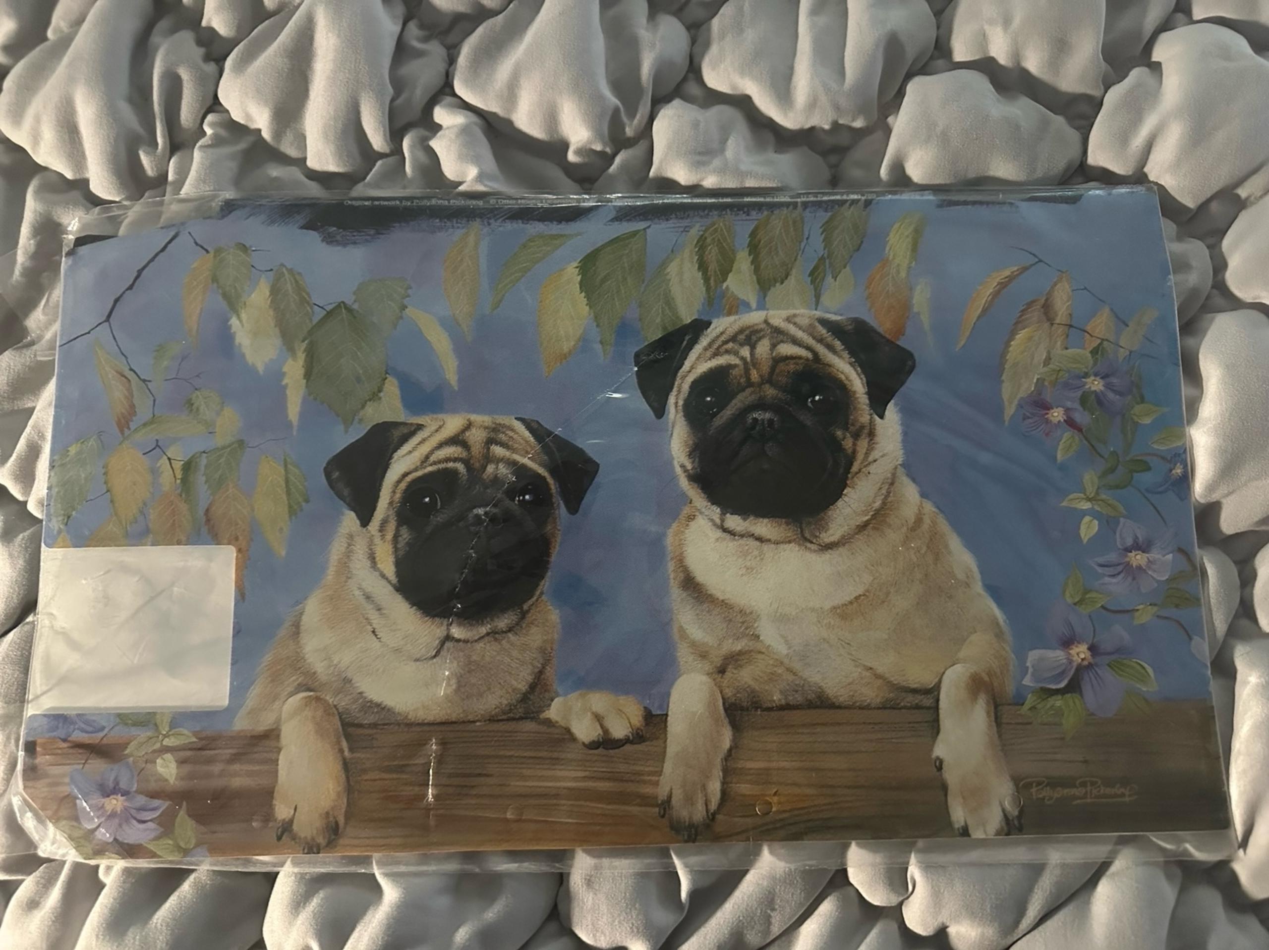 Mail wraps magnetic mailbox, sign Pugs