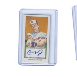 2022 TOPPS T206 WAVE 5 CAL RIPKEN JR. AUT0 ON CARD SSP