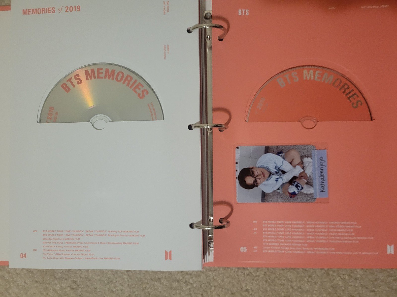 BTS 2019 Memories w/ J-HOPE PC CD