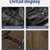 Men'S Faux Leather Jacket Motorcycle Jacket Waterproof Windproof PU Moto Vintage