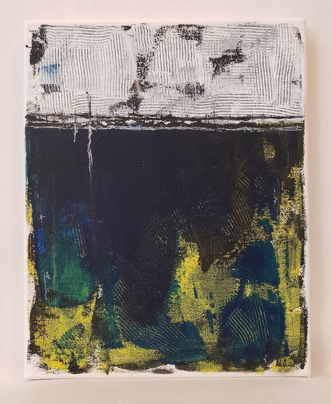 No.564 Original Abstract Modern Minimal Textured Painting By K.A.Davis