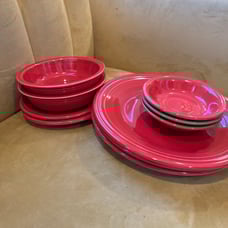 Fiesta wear bowls plates set