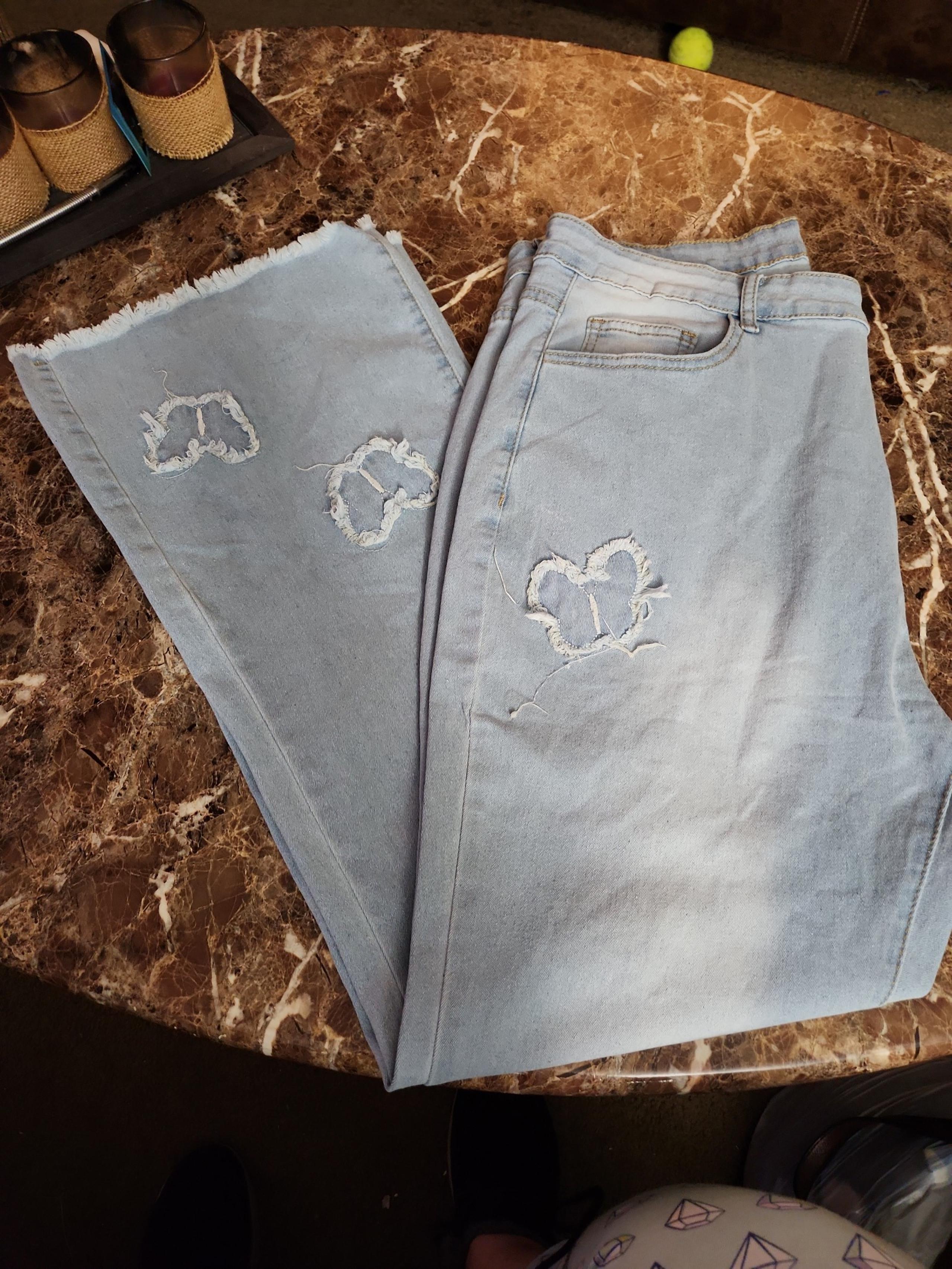 Stretch Bell Bottom Jeans