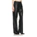 Citizens of Humanity Leather Trouser Pant Black Size 26 Wide Leg Designer NEW