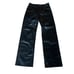 Citizens of Humanity Leather Trouser Pant Black Size 26 Wide Leg Designer NEW