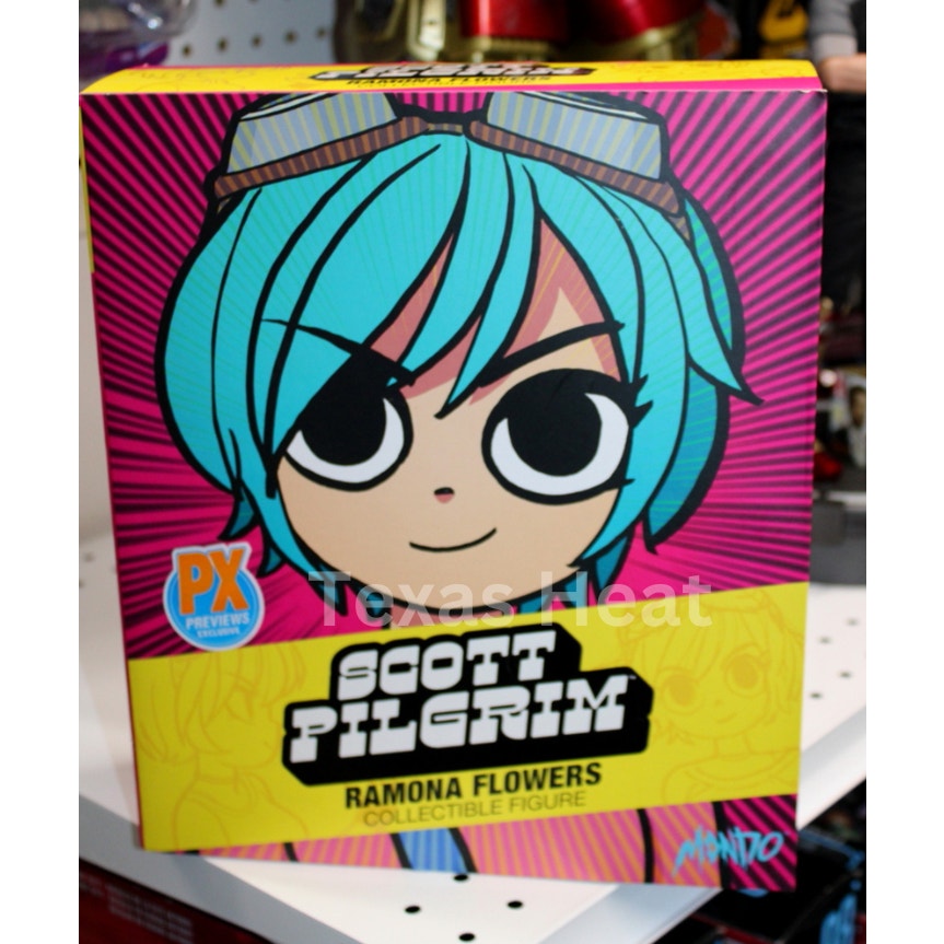 Mondo Scott Pilgrim Ramona Flowers PX edition Exclusive pink hair white top