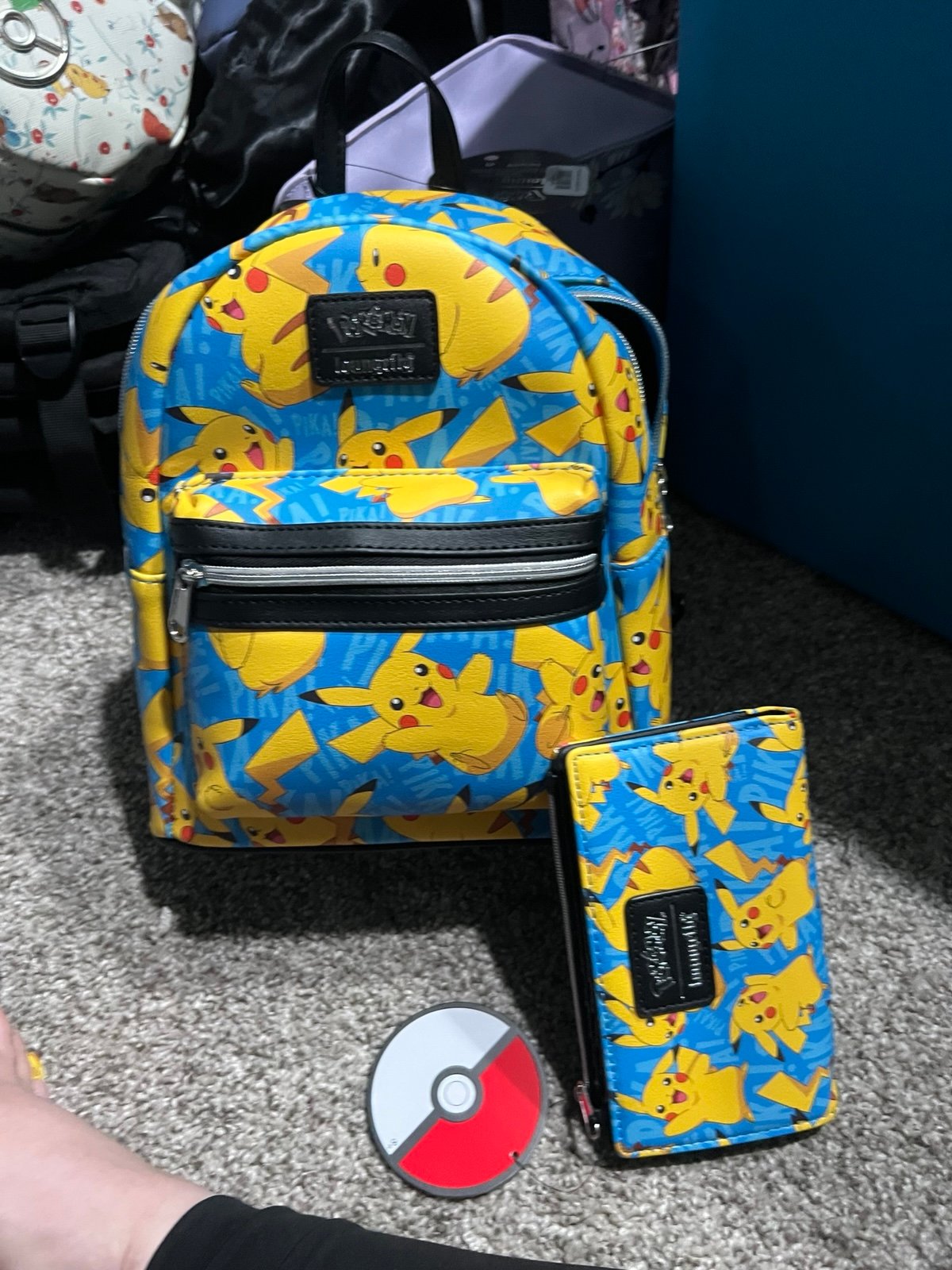 Loungefly pika exclusive backpack and wallet