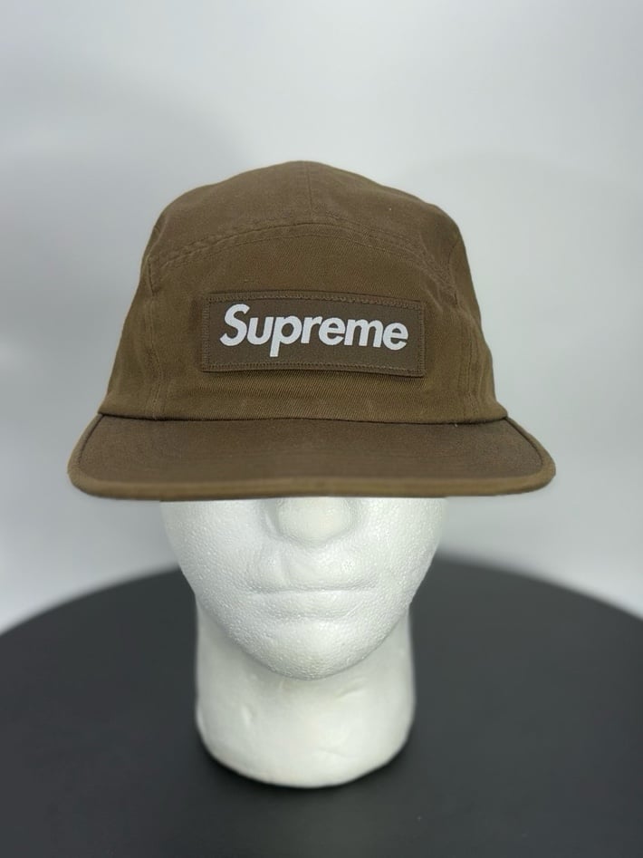 Supreme military camp hat olive brown
