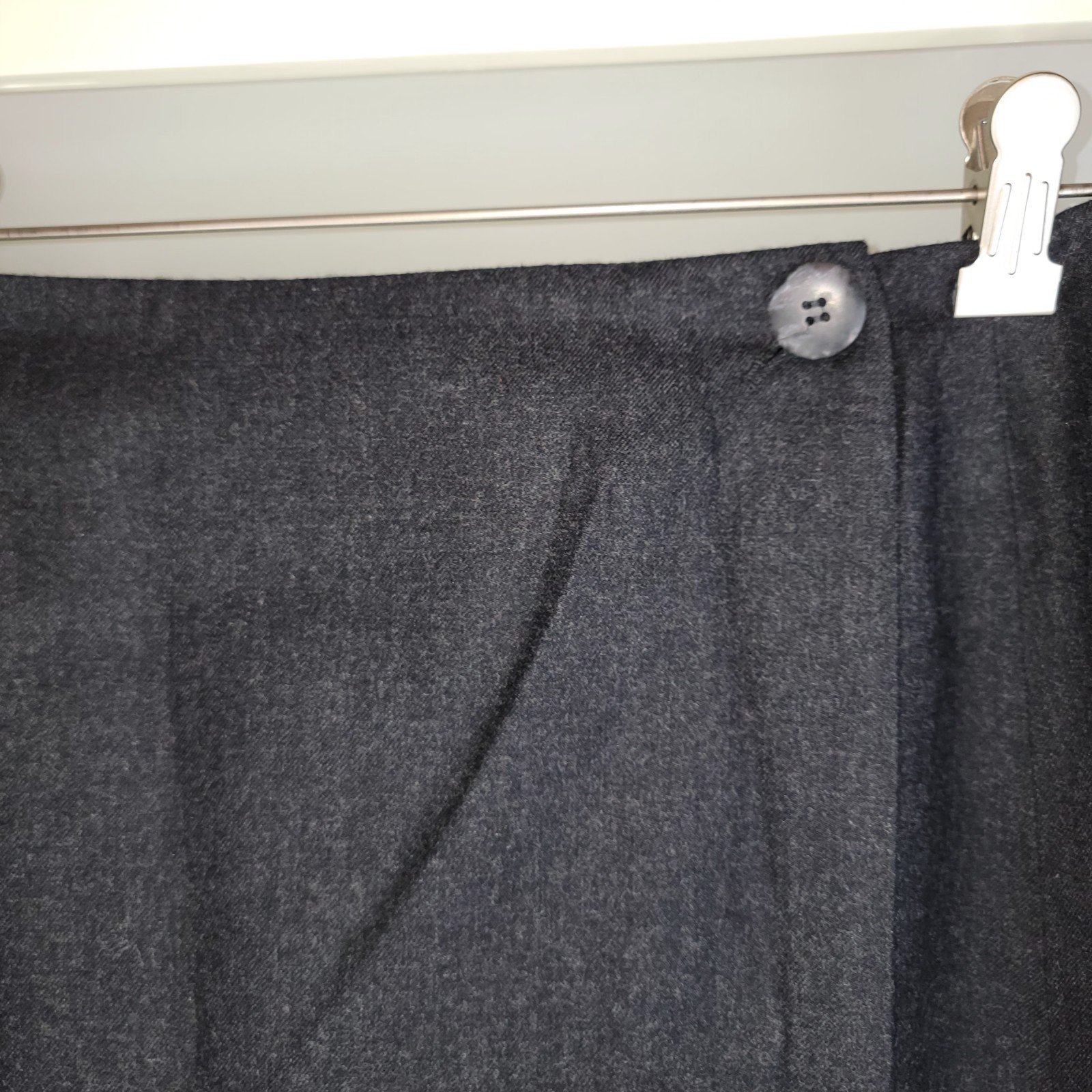 Vintage Grey Courtnay Skirt, Medium (10)