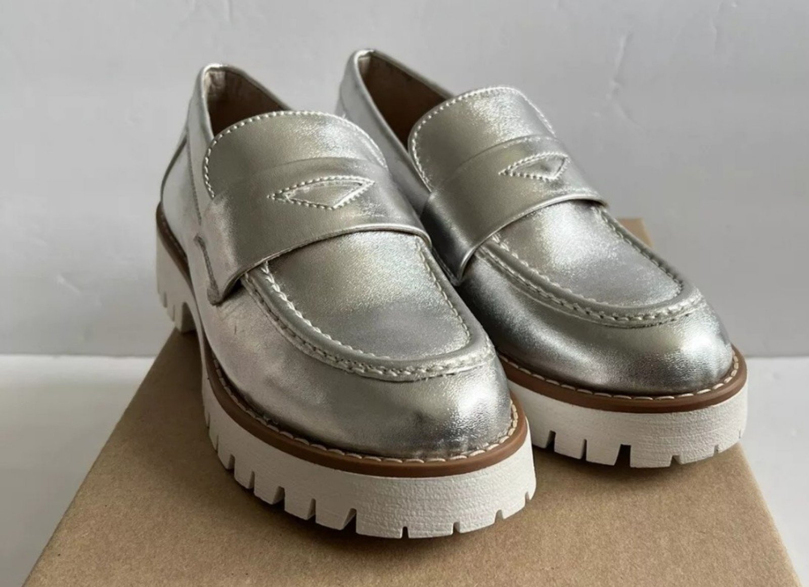 Steve Madden on The Lorette Loafer Silver