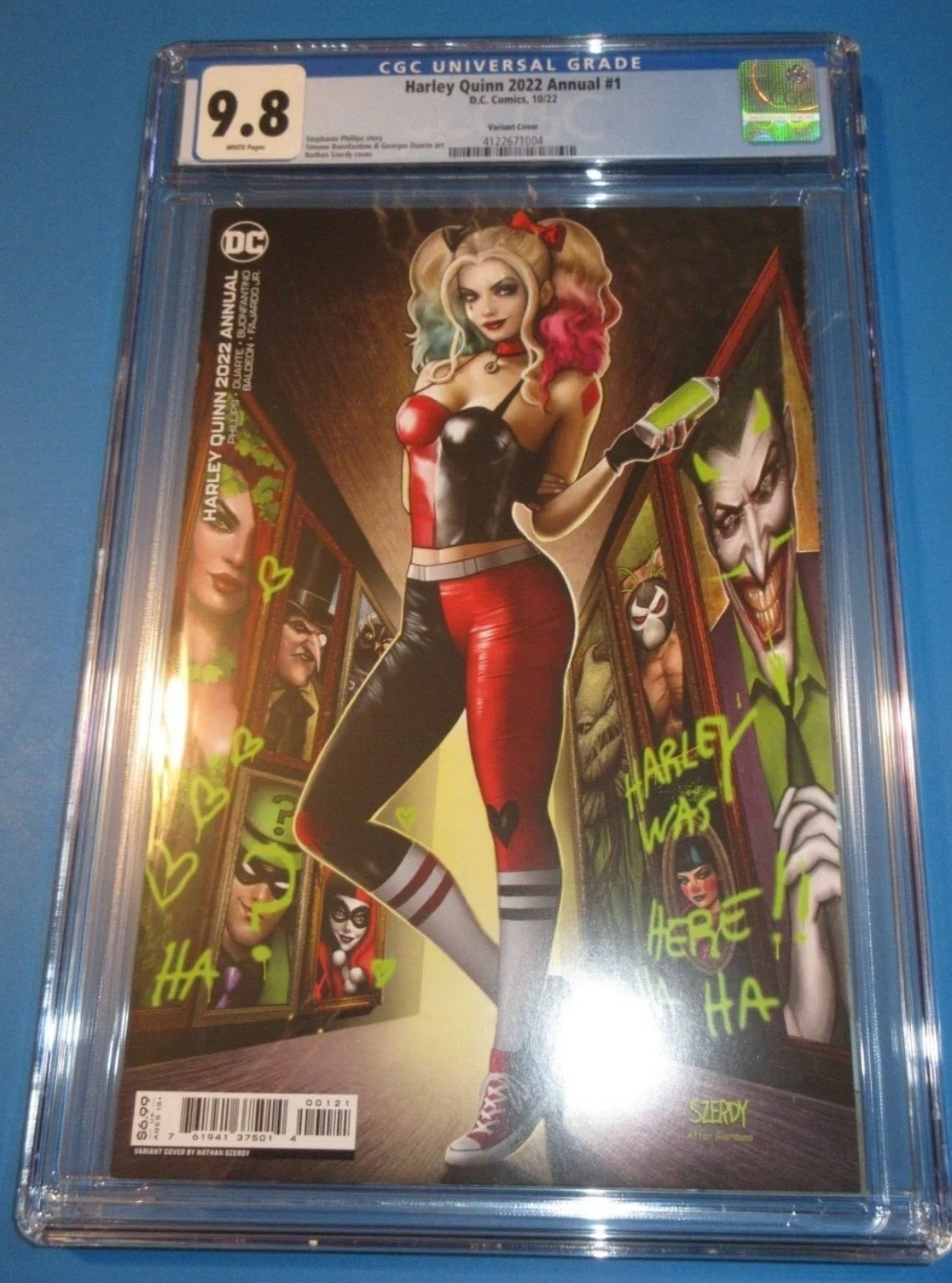 Harley Quinn 2022 Annual #1 Szerdy Variant CGC 9.8 NM/M Gem Wow