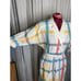 Dress Windowpane plaid shirt dress red blue yellow