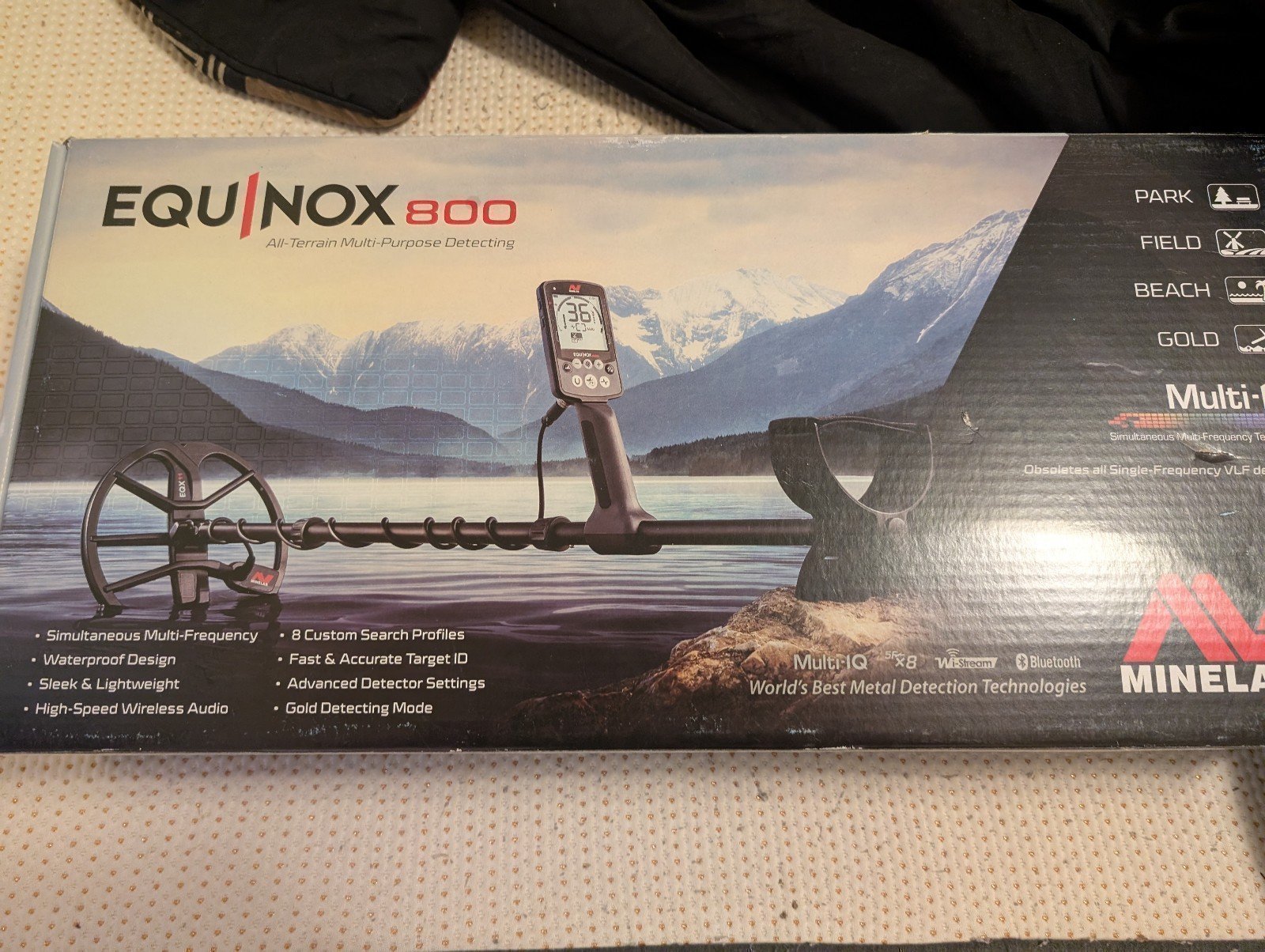 Minelab equinox 800 metal detector