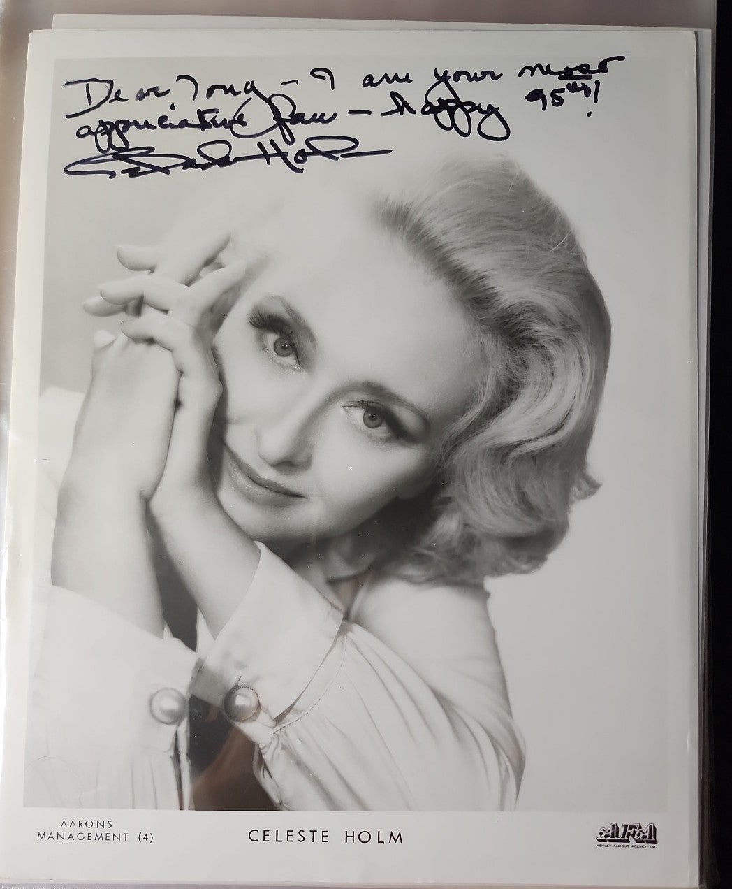 Celeste Holm - Autographed 8x10 Signed Photo with COA