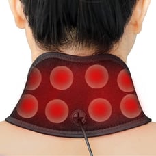 UTK Compact Heat Wrap Pain 8 Natural Gemstones Therapy Control Timer Strap EUC