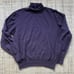 Vintage Lord & Taylor Purple Wool Turtleneck Sweater Large