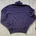 Vintage Lord & Taylor Purple Wool Turtleneck Sweater Large