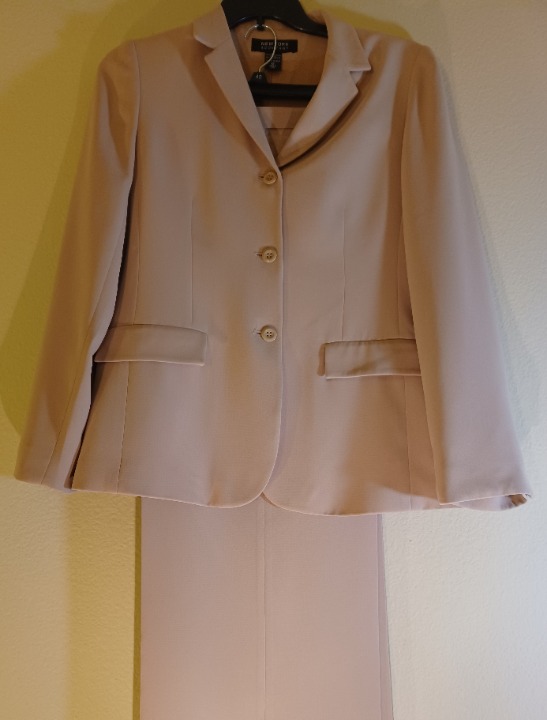 Women's Tan Pants Suit
