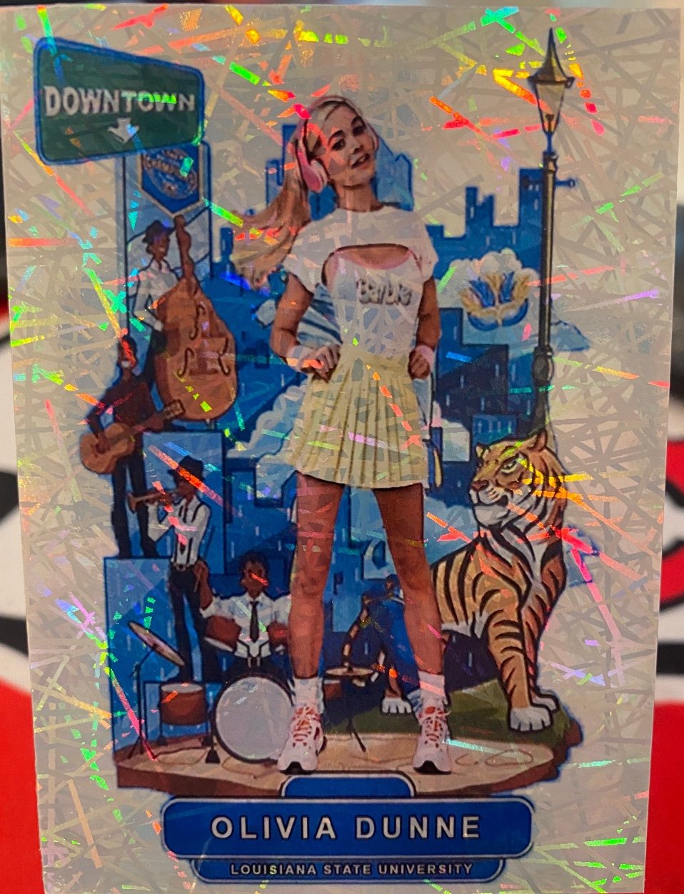 Olivia “Livvy” Dunne custom downtown card (ENCASED)