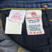 Y2K flared denim grunge Heisei Gyaru USA made.