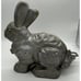 Vintage Heavy Cast Aluminum 2pc 3D Bunny Rabbit Cake Mold Cake Pan 11x10x4