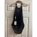 Andie The Luzon One Piece Eco Halter Neck Open Back Swimsuit Black NWT Size M
