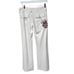 One Life To Live Embroidered Studded Bling 2 pc Track Suit Set White Purple SZ S