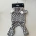 UGG Dog / Pet Avery Stars Hooded Dog Pajamas PJ’s in Glacier Grey - Size Large