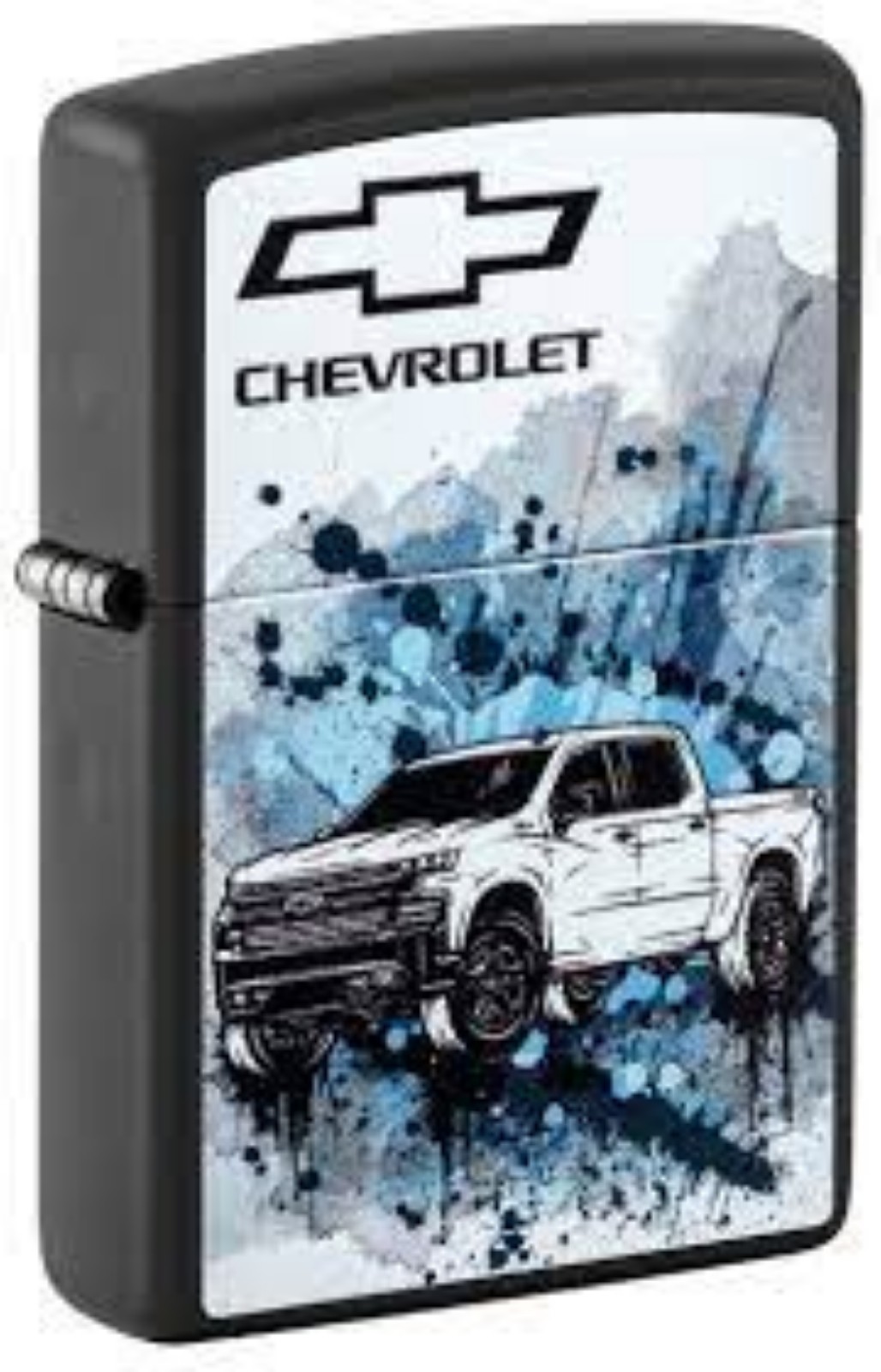 Chevrolet Silverado Black Matte Zippo