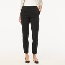 J Crew Womens Plus Size 3X Ponte Knit Pintuck Sweatpants in Black BA199 89