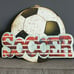 Soccer ball sports kids room home team sport decoration metal wall sign decor