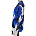 Berek NWT Women’s Size S Blue White Black Floral Lapis of Luxury Open Cardigan